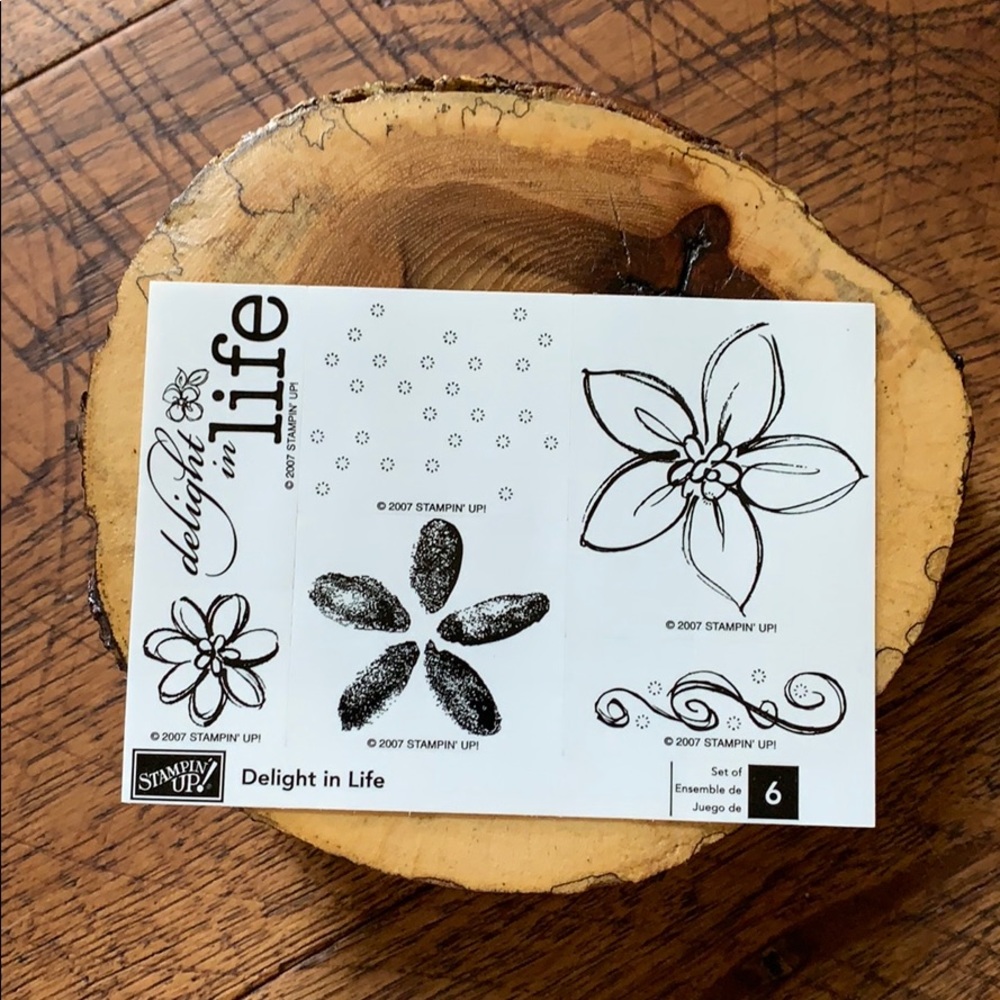 🌺New Unassembled Stamps 2007 “Delight in Life”